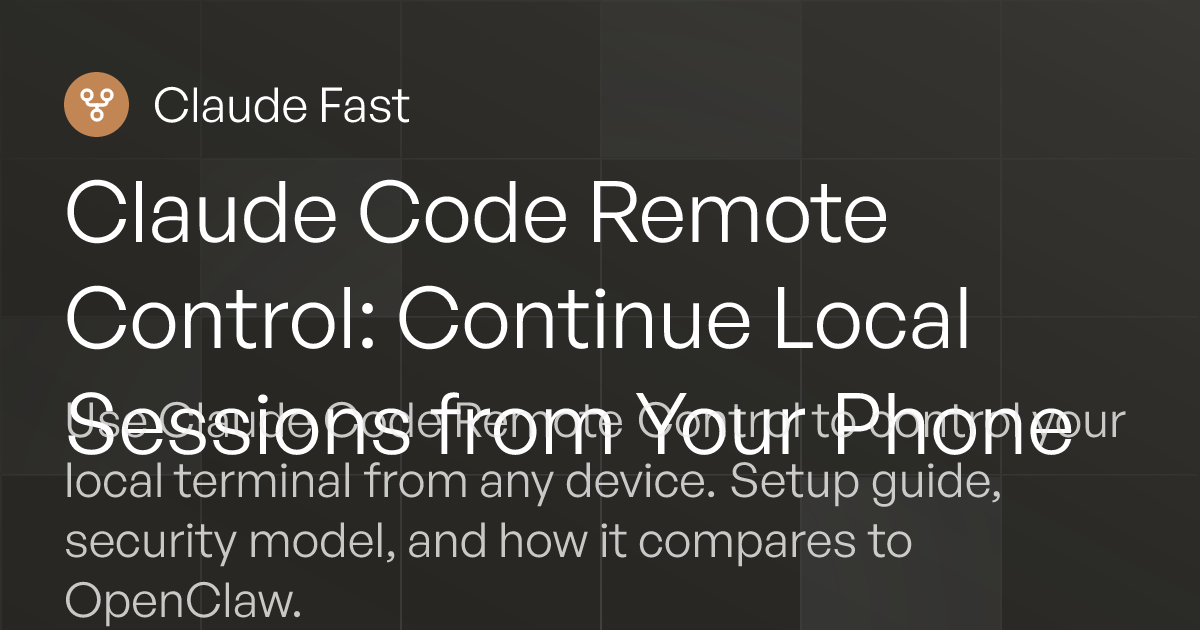 Claude Code Remote Control: Complete Setup Guide (2026)
