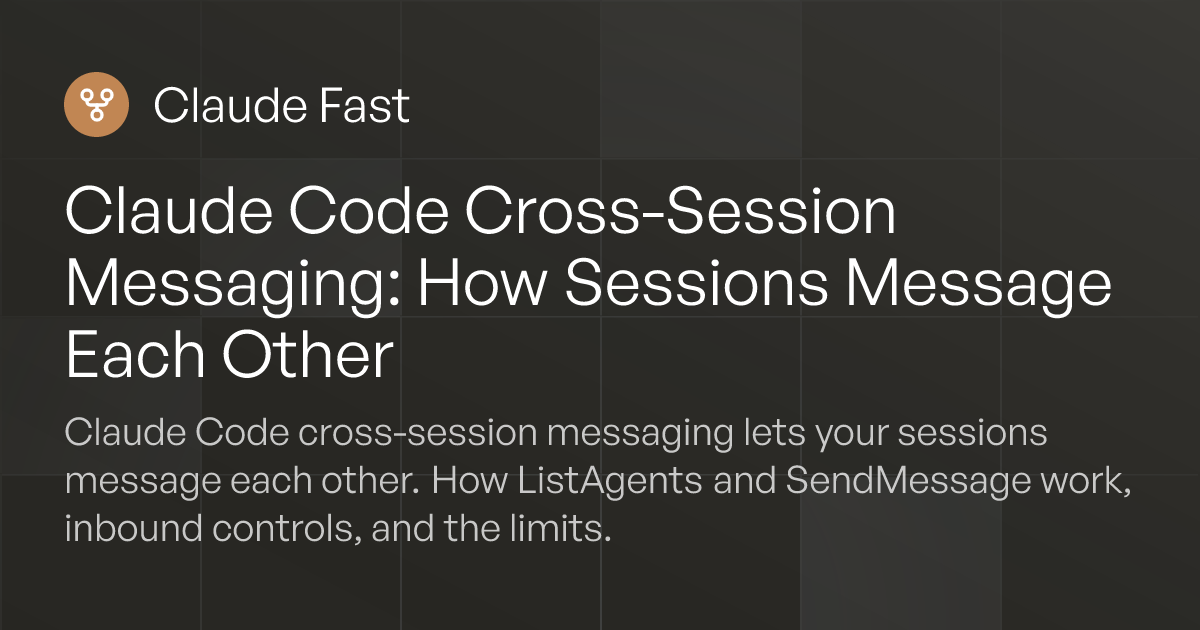 Claude Code Cross-Session Messaging: How It Works