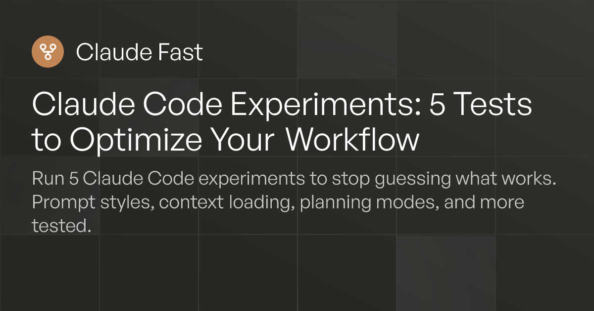 Claude Code: 5 Experiments That Optimize Results